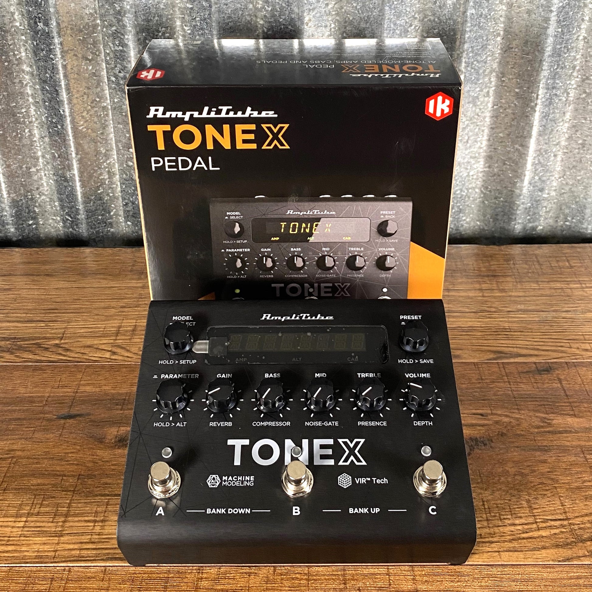 ik multimedia amplitube pedal IK Multimedia Amplitube TONEX Modeling IR Guitar Multi Effect Pedal – Specialty Traders