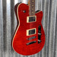 Reverend Charger RA Transparent Wine Red Guitar & Case #59409