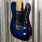 G&L USA Fullerton Deluxe ASAT Special Blueburst Guitar & Bag #7053 Used