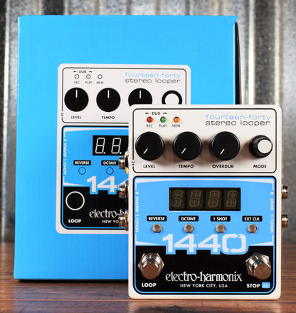 Electro-Harmonix EHX 1440 Stereo Looper Guitar Bass Effect Pedal