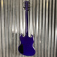 Westcreek Racer Offset SG Purple Satin Solid Body Guitar #0130 Used