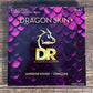 DR Strings DEQ-9 Dragon Skins + Coated Electric Guitar Set Light 9-42