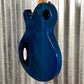 Schecter Solo-II Standard Ocean Blue Burst Burl Guitar #0502 Blem