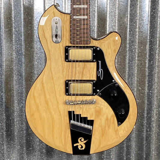 Supro 1296AN Silverwood Natural Ash Guitar & Bag #0063 Blem