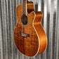 Takamine EF508KC Koa Cutaway Acoustic Electric Guitar & Case Japan #0959 Used