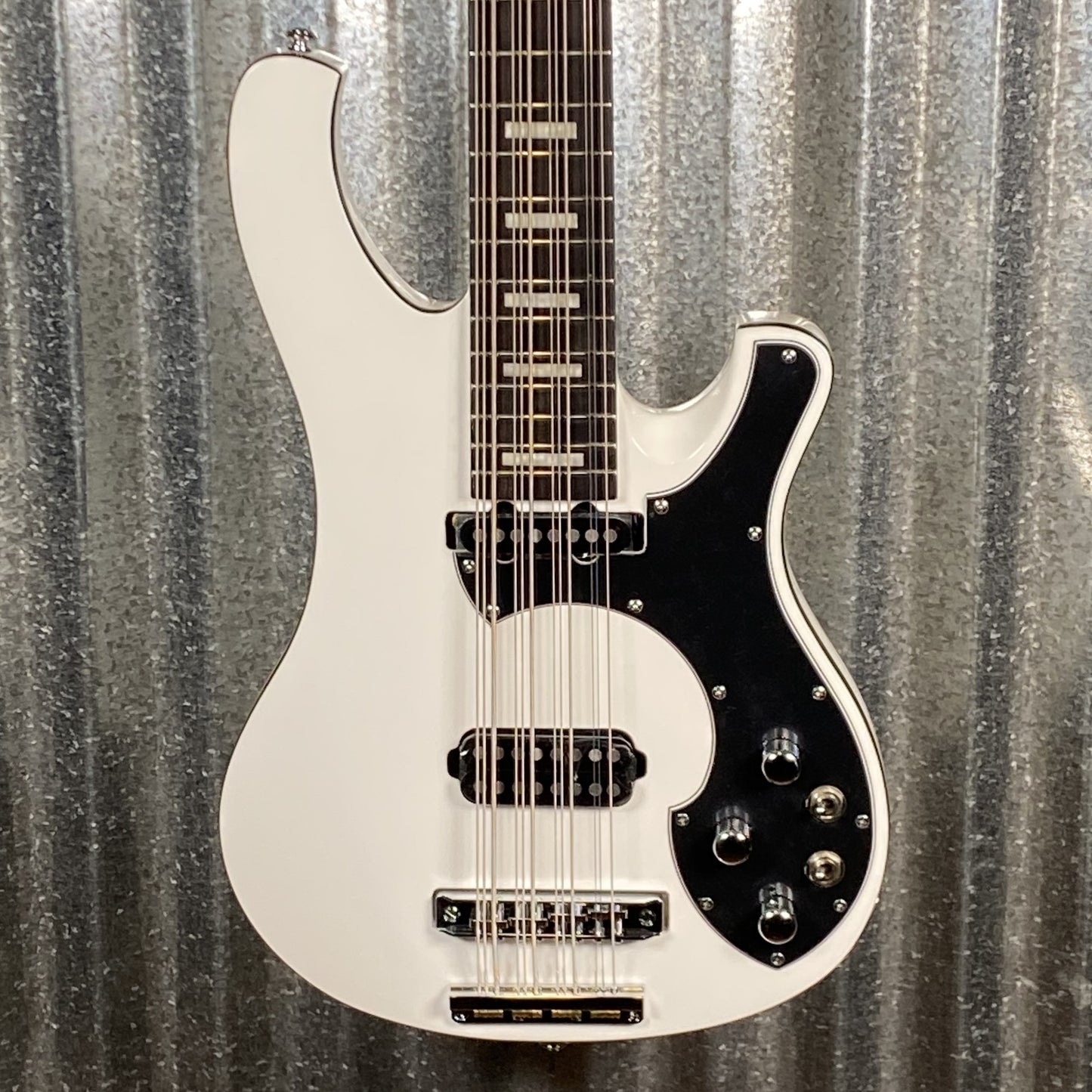 Schecter Stargazer 12 String Bass White #2457