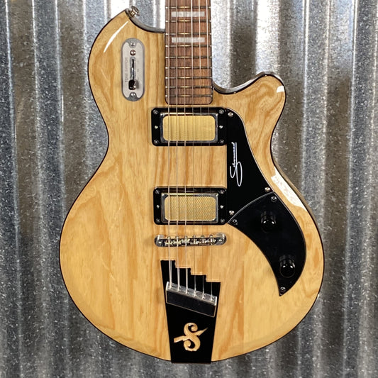 Supro 1296AN Silverwood Natural Ash Guitar & Bag #0673 Blem