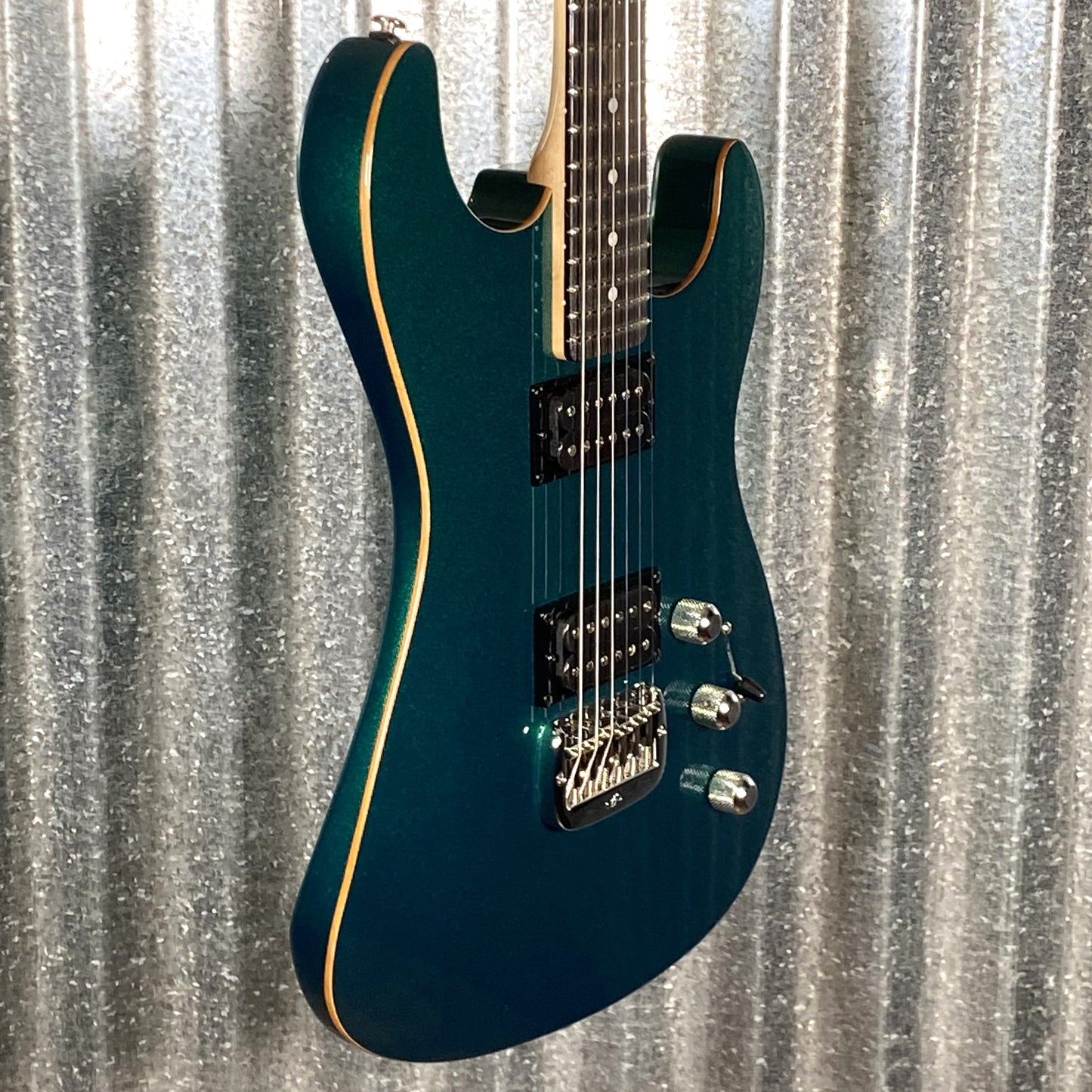 G&L USA Legacy HH RMC Emerald Green Metallic Guitar & Case #0297 Used