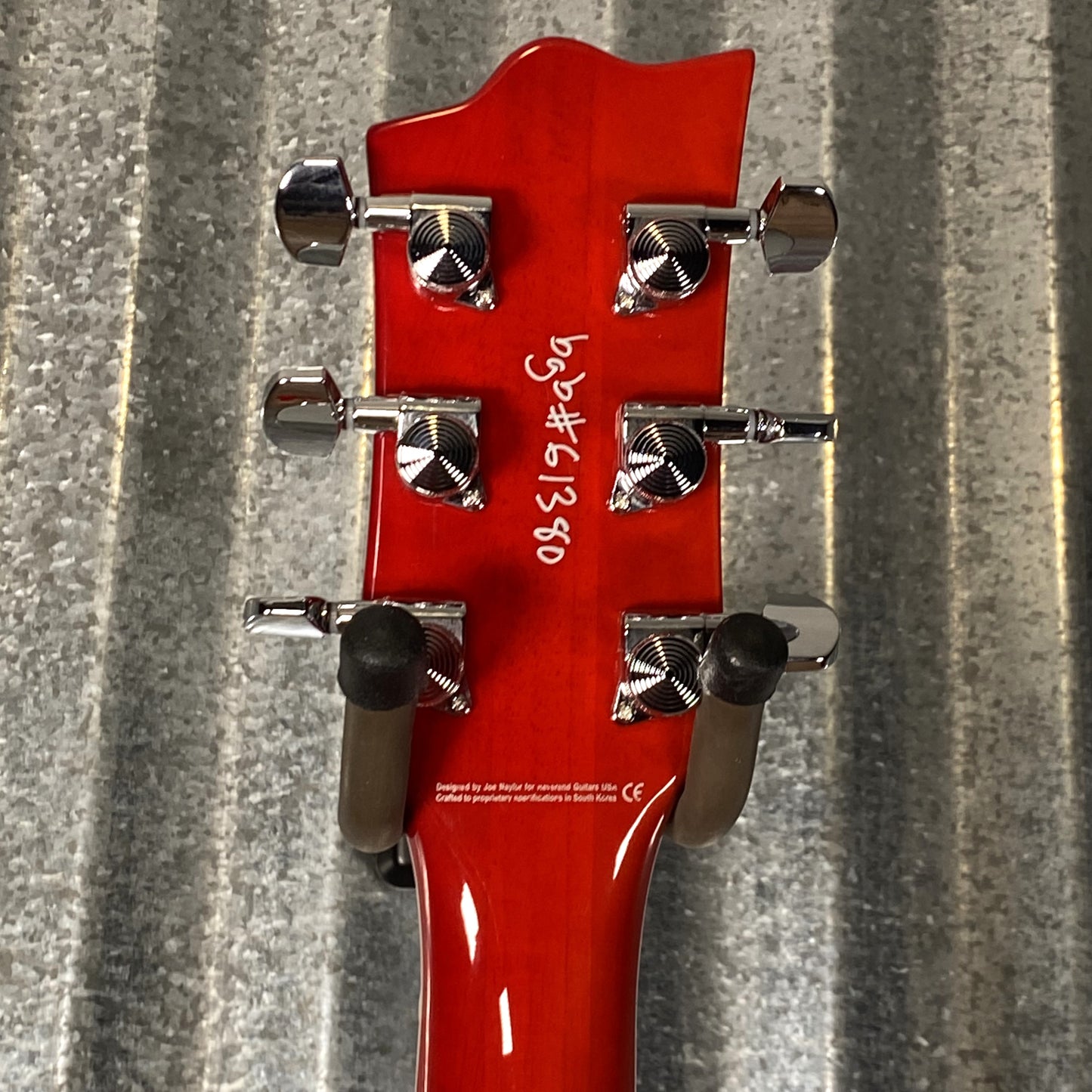 Reverend Sensei RA Trans Cherry Guitar #61380