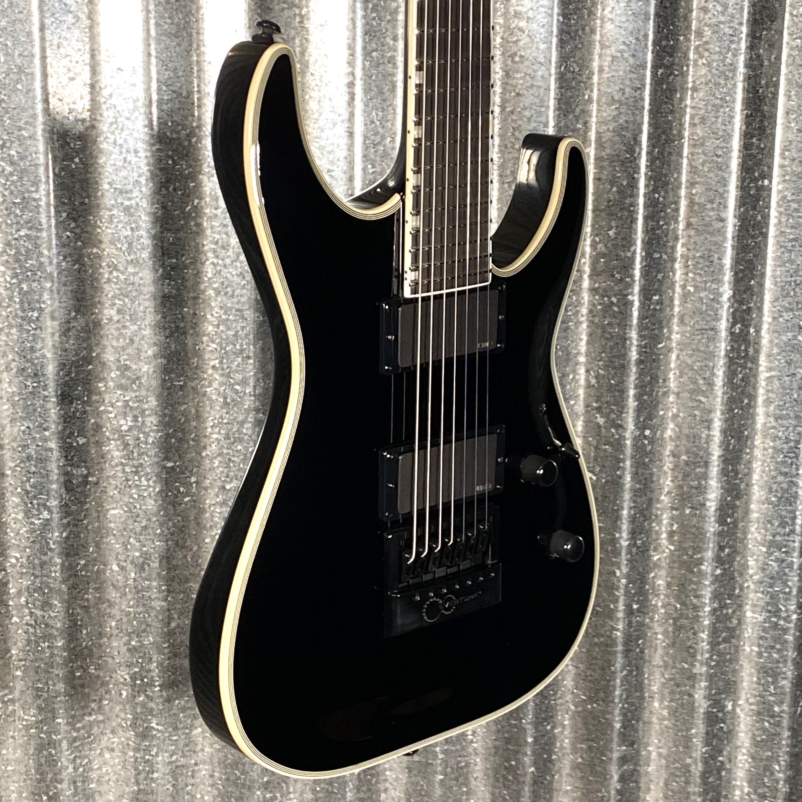 ESP LTD MH-1007 Evertune Black EMG 7 String Guitar