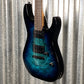 ESP LTD M-200DX Transparent Blue Burst Electric Guitar LM200DXNTBLB #0703