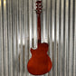 Reverend Limited Edition Roundhouse Semi Hollow Body Archtop Vintage Clear Natural Guitar & Case