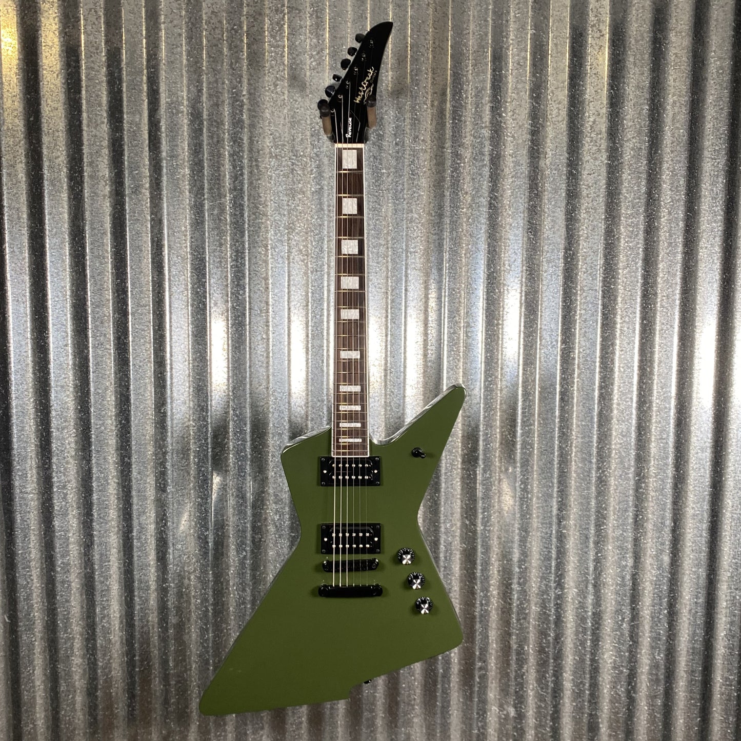 Westcreek Guitars Revenge Explorer Style Green #0240 Used