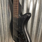 Schecter Stiletto Stealth-4 4 String Bass Satin Black #0253