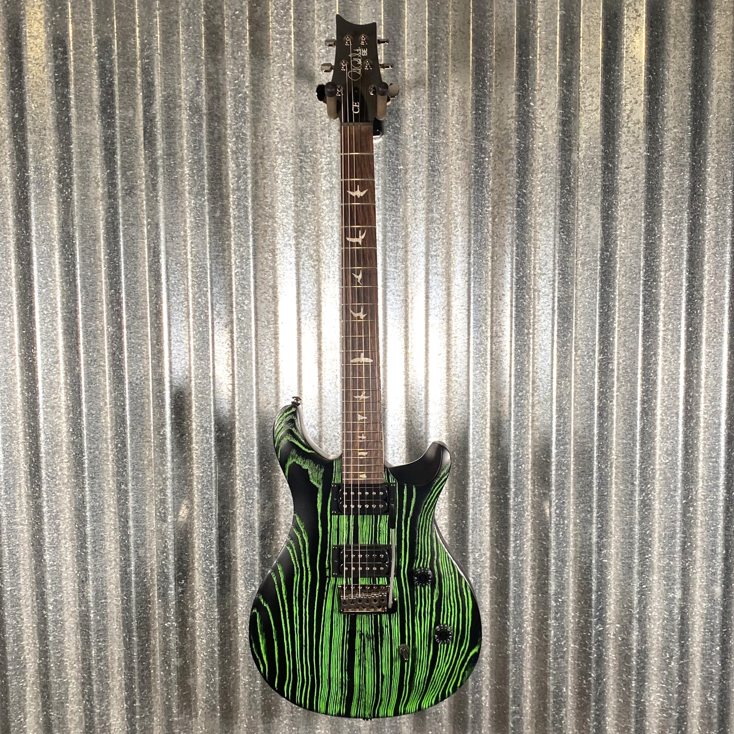 PRS Paul Reed Smith SE CE 24 Sandblasted Green Limited Edition Guitar & Bag #5294