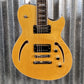 Reverend Limited Edition Roundhouse Semi Hollow Body Archtop Vintage Clear Natural Guitar & Case #24