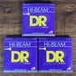 DR Strings MTR-10 Hi-Beam Nickel Electric Guitar Set Medium 10-46 3 Pack