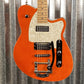 Reverend Guitars Flatroc Rock Orange Bigsby Guitar #54920 Used