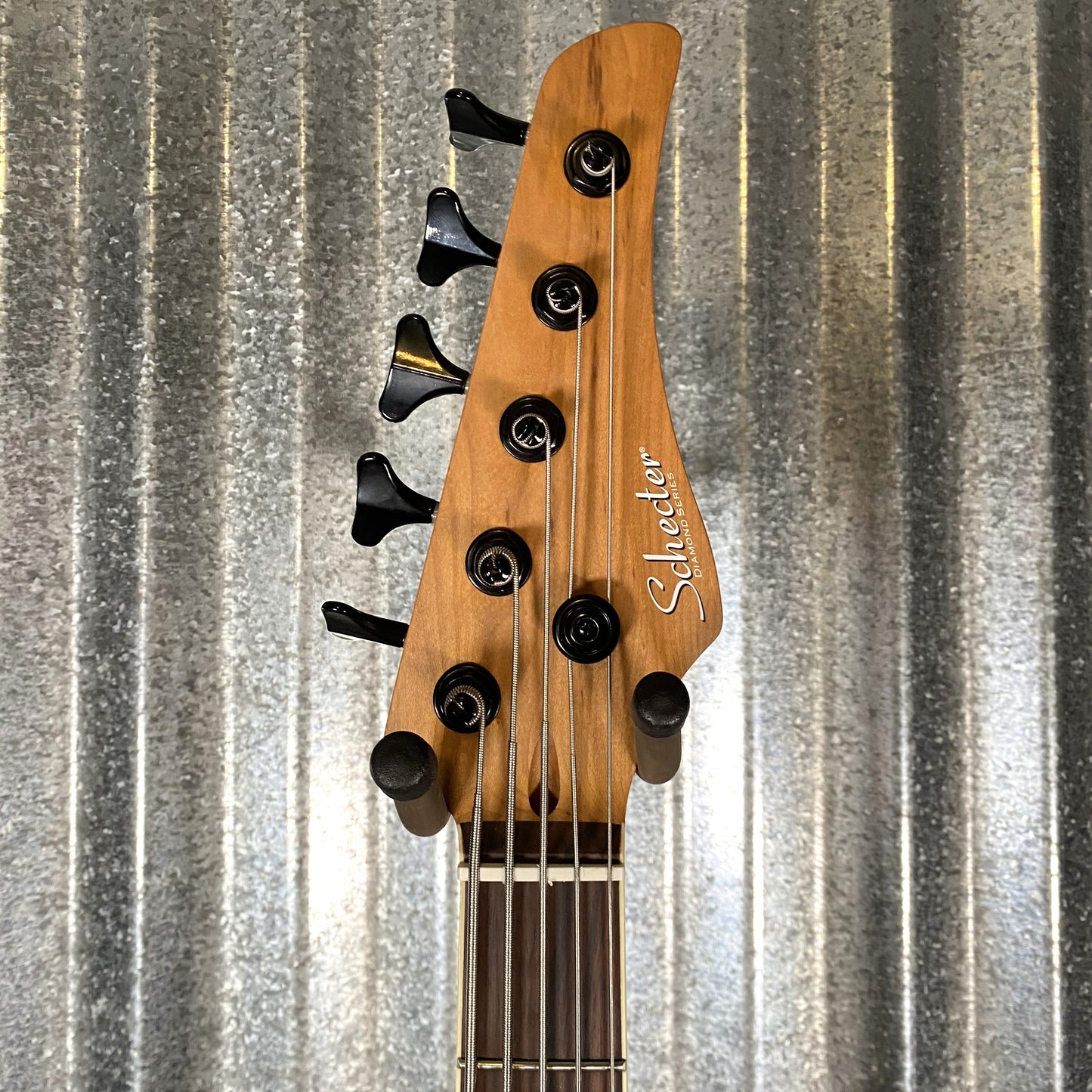 Schecter C-5 Standard Charcoal Satin 5 String Bass #1008 Blem