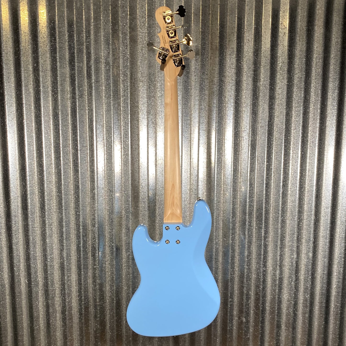 G&L USA Fullerton Deluxe JB5 Himalayan Blue 5 String Bass JB-5 & Bag #6109