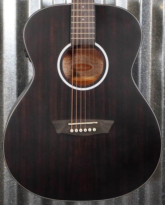 Washburn Deep Forest Ebony FE Acoustic Electric Guitar DFEFE-U #5955 Used