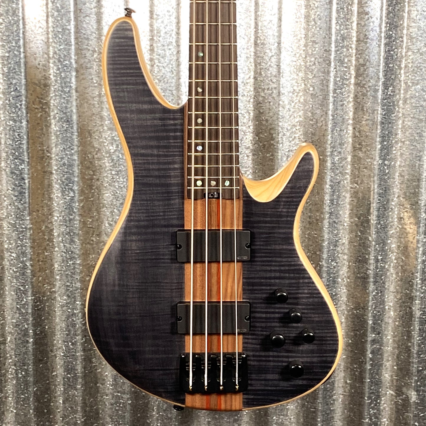 Schecter CB-4 Charles Berthoud 4 String Bass See Thru Black Satin #0582
