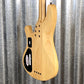 Schecter Reaper 4 String Bass Poplar Burl Top Natural Satin #2113