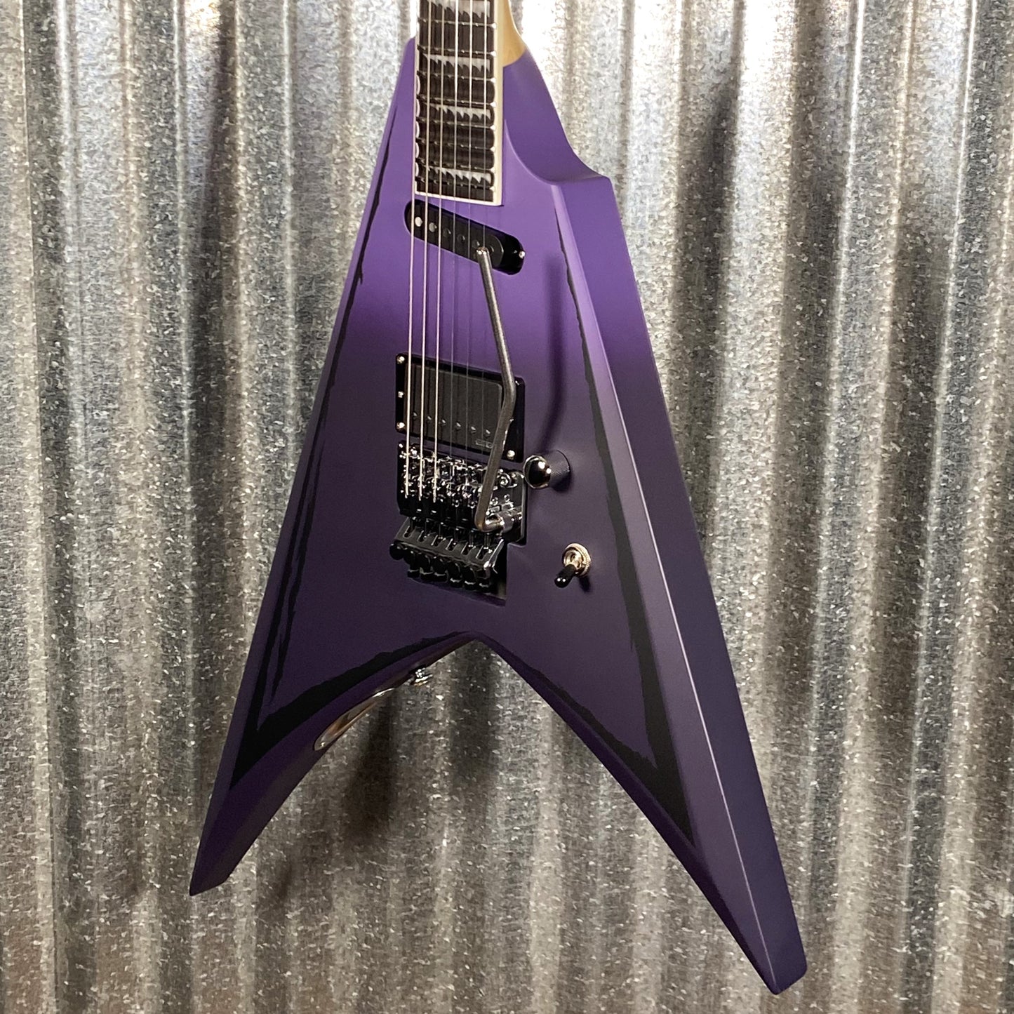 ESP LTD Alexi Laiho Ripped Sawtooth Arrow Purple Fade Satin Guitar & Case ALEXIRIPPED #1363 Used