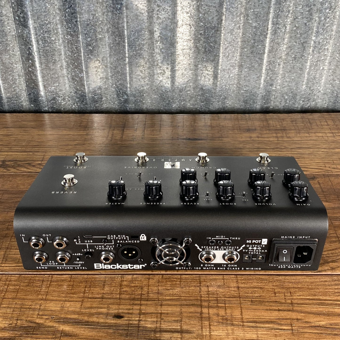 Blackstar Amped 3 100 Watt 3 Channel Reverb Amplifier Guitar Effect Pedal