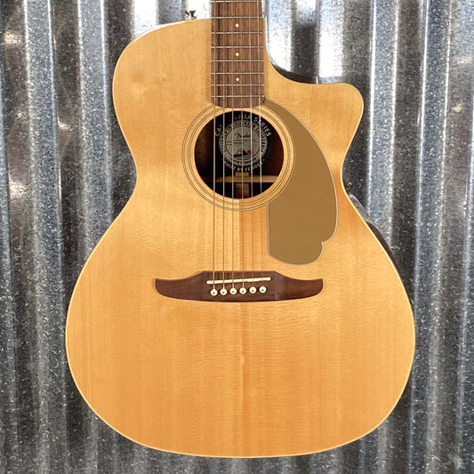 Fender California Series Newporter Player Natural Acoustic Electric Guitar & Bag #6069 Used