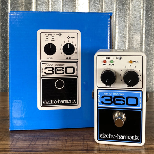 Electro-Harmonix EHX 360 Nano Looper Guitar Bass Effect Pedal Used