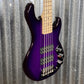 G&L USA CLF L-2500 S750 Purpleburst 5 String Bass & Bag S-750 L-2500 #6073