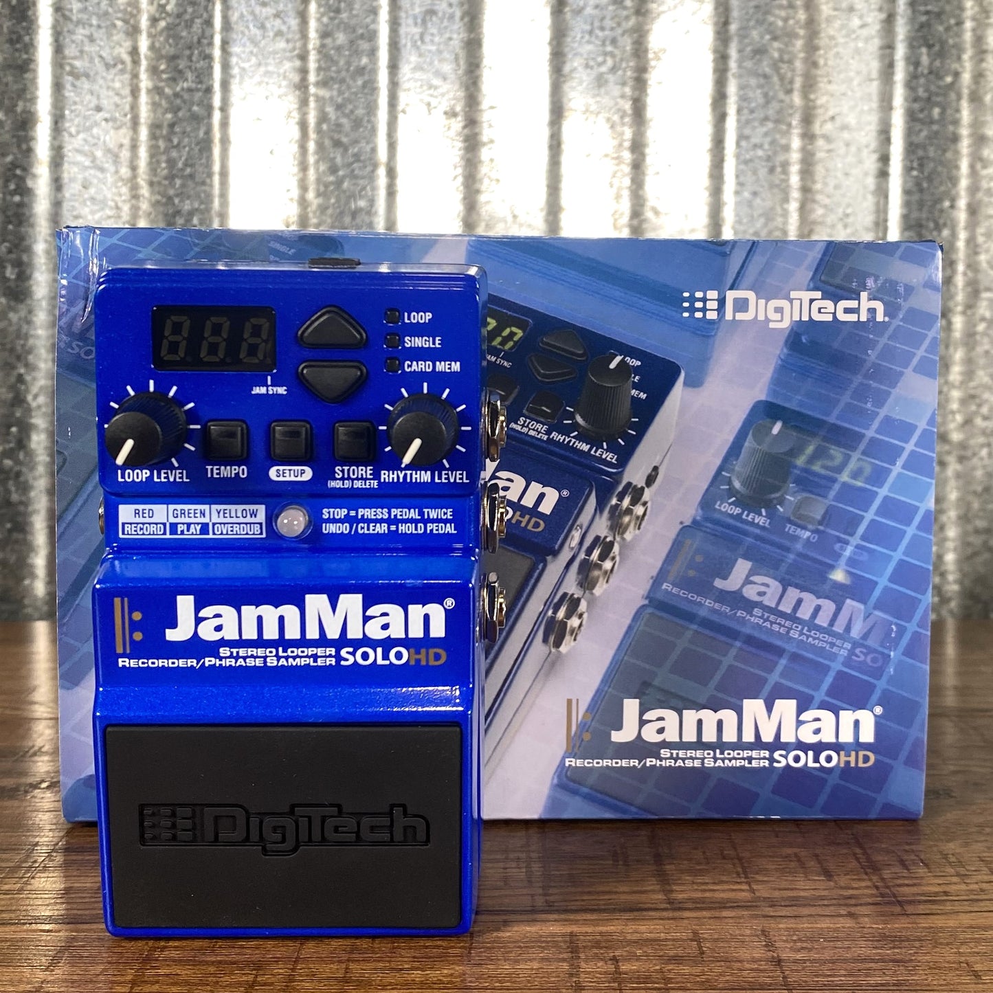 DigiTech JamMan Solo HD High Definition Stereo Looper Phrase Sampler Recorder Guitar Effect Pedal