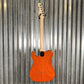 G&L USA Fullerton Deluxe ASAT Classic Bluesboy Clear Orange Guitar & Bag #8195