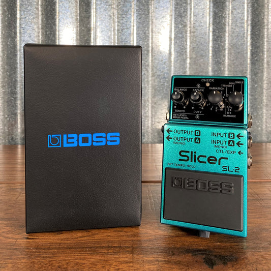 Boss SL-2 Slicer Rhythmic Vibrato Tremolo Guitar Effect Pedal
