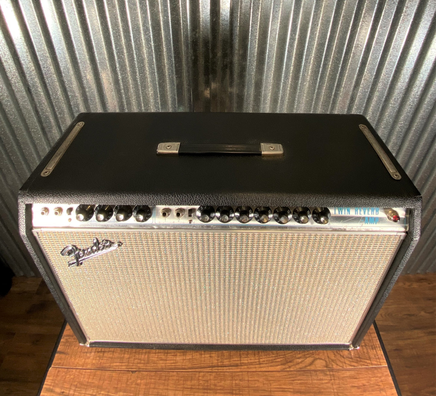 Fender 1969 Vintage Twin Reverb Amp Two Channel 2x12" All Tube Guitar Amplifier Combo Used