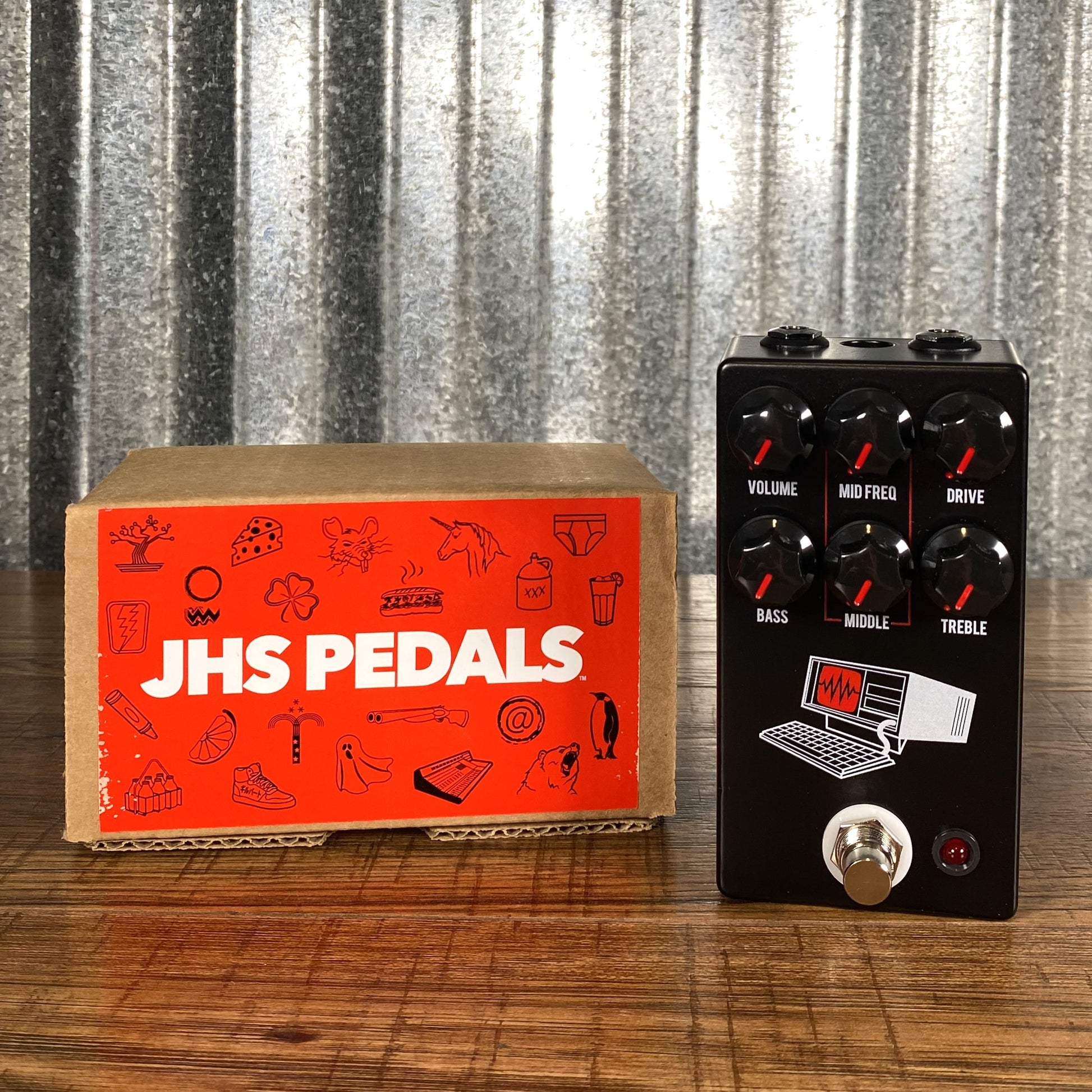 JHS Pedals Hard Drive Distortion Guitar Effect Pedal Black – Specialty Traders