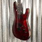 Schecter C-1 Apocalypse Red Reign Guitar #2156