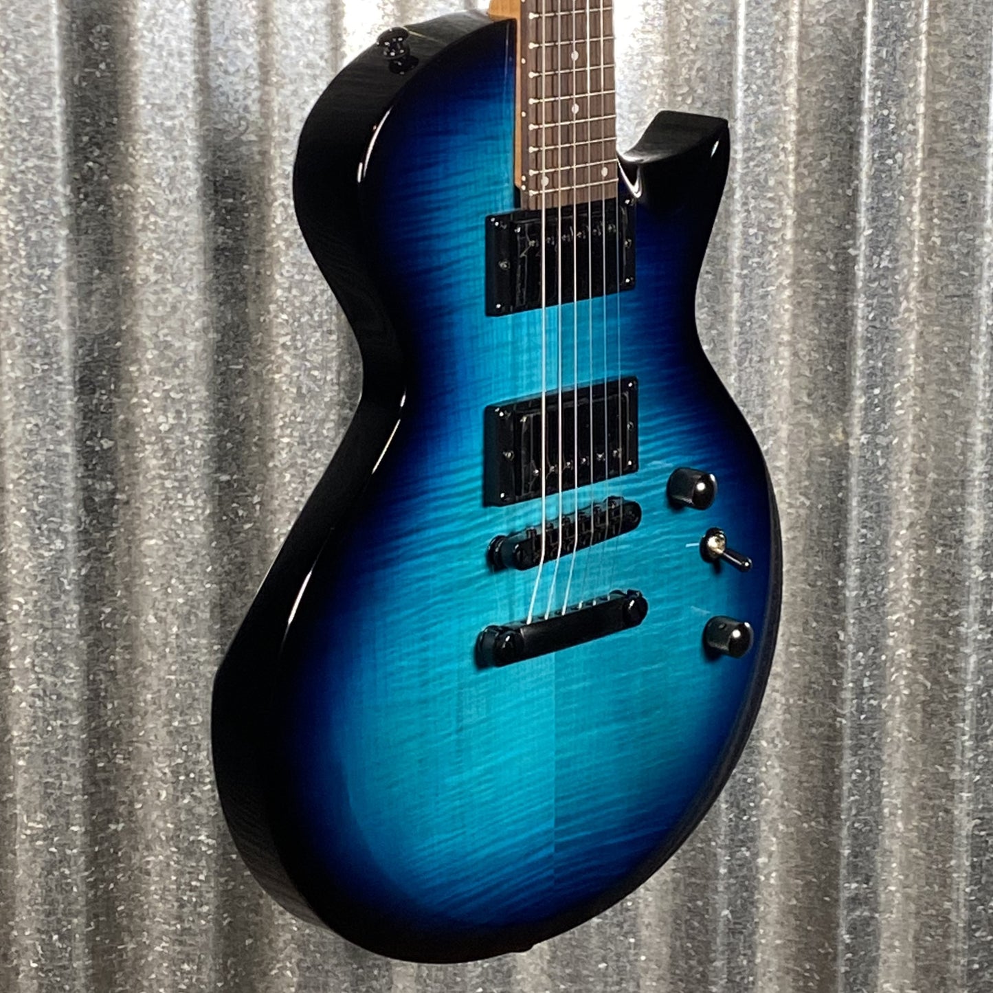 ESP LTD EC-200DX Blue Burst Electric Guitar LEC200DXBLB #0090