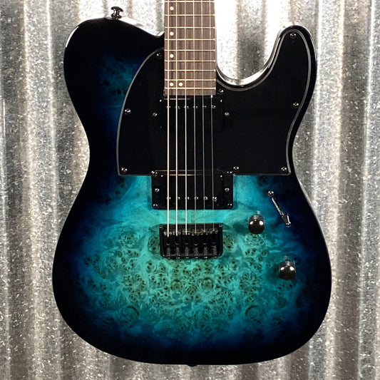 ESP LTD TE-200DX Transparent Blue Burst Electric Guitar LTE200DXBLB #1423