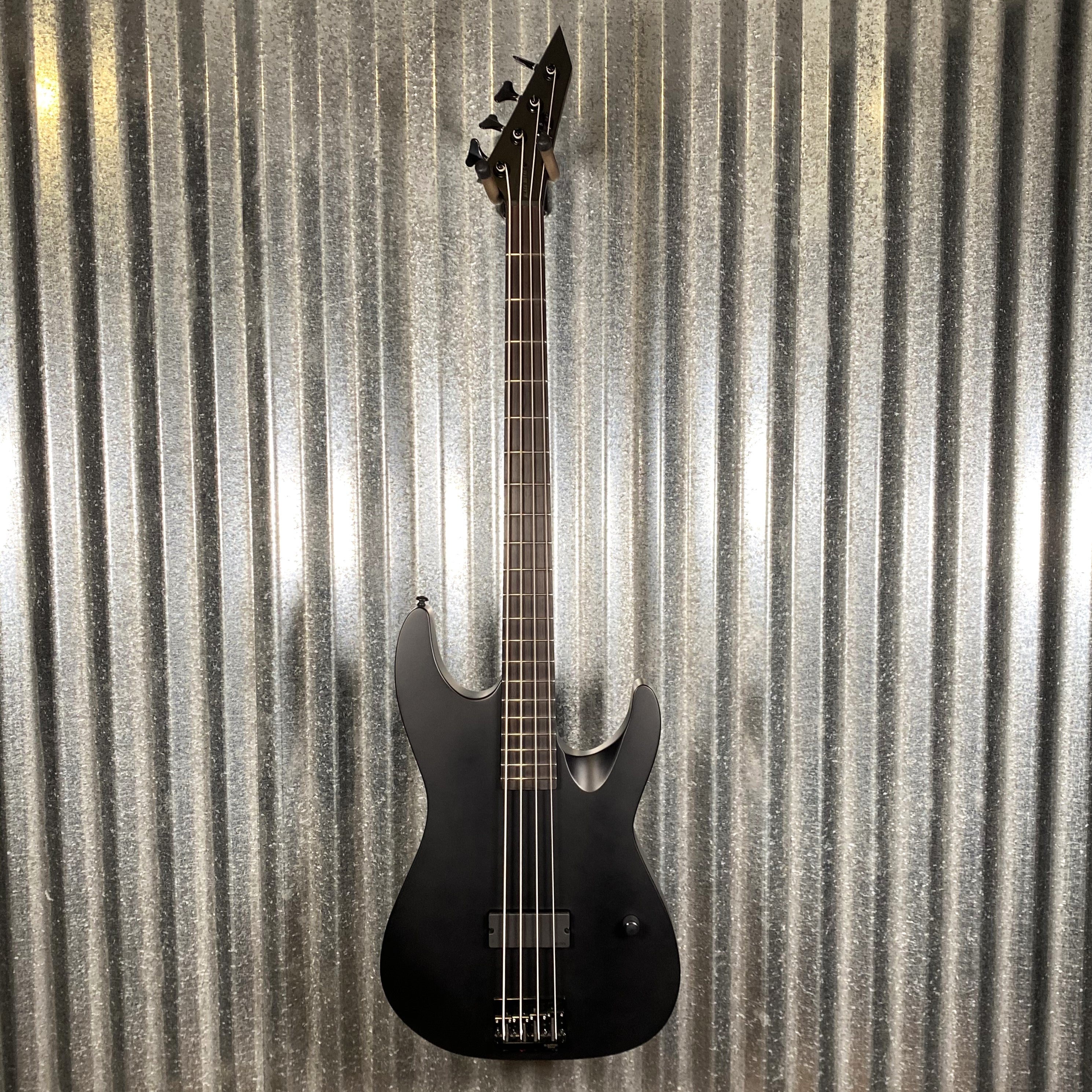 ESP LTD M-4 Black Metal Black Satin 4 String Bass LM4BKMBLKS