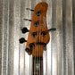 Schecter Model-T 5 Exotic 5 String Bass Natural Satin Black Limba #1199
