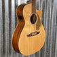 Fender California Series Newporter Player Natural Acoustic Electric Guitar & Bag #6069 Used