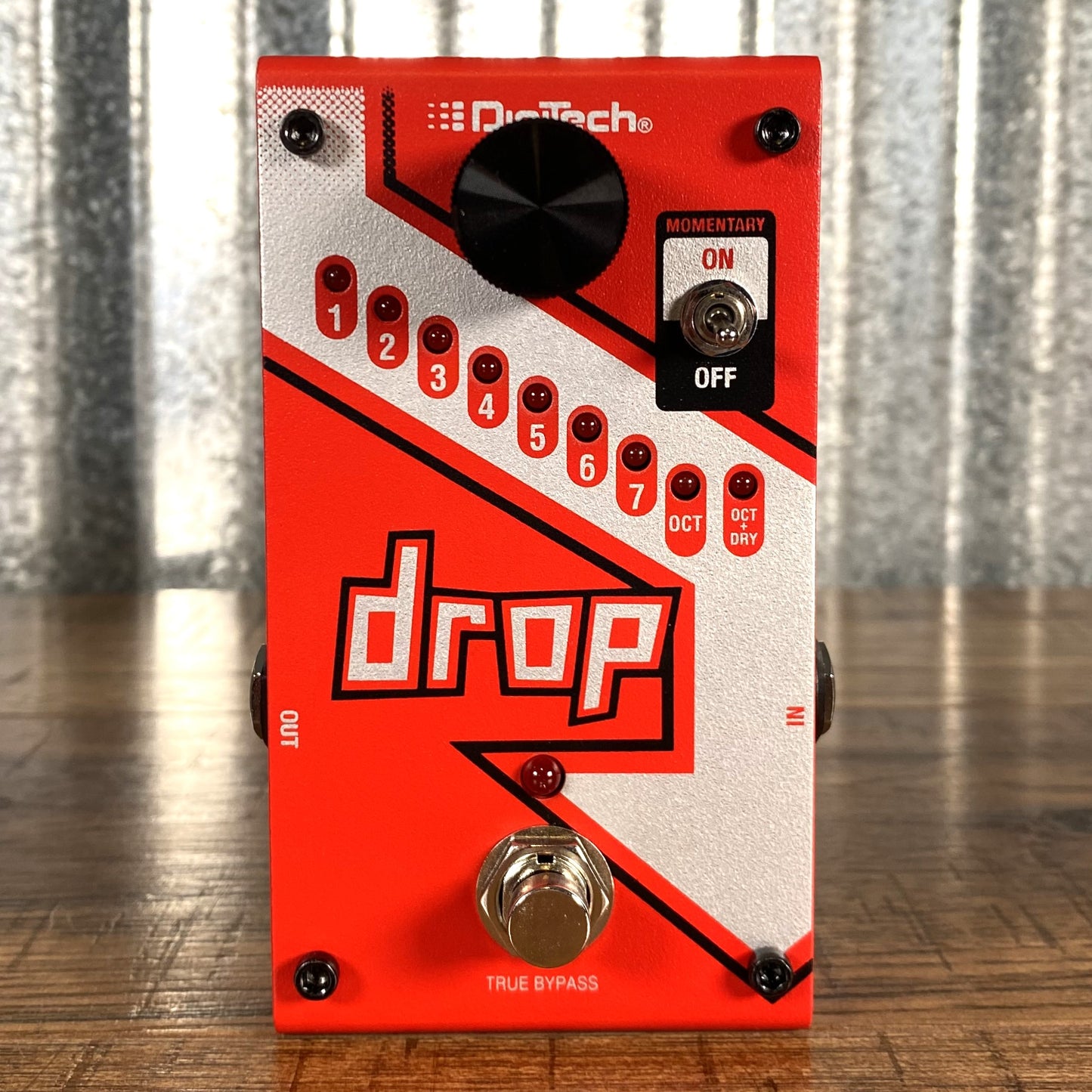 DigiTech DROP Compact Polyphonic Drop Tune Pitch-Shifter Guitar Effect Pedal