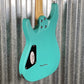 Schecter C-6 Deluxe Satin Aqua Guitar #0749