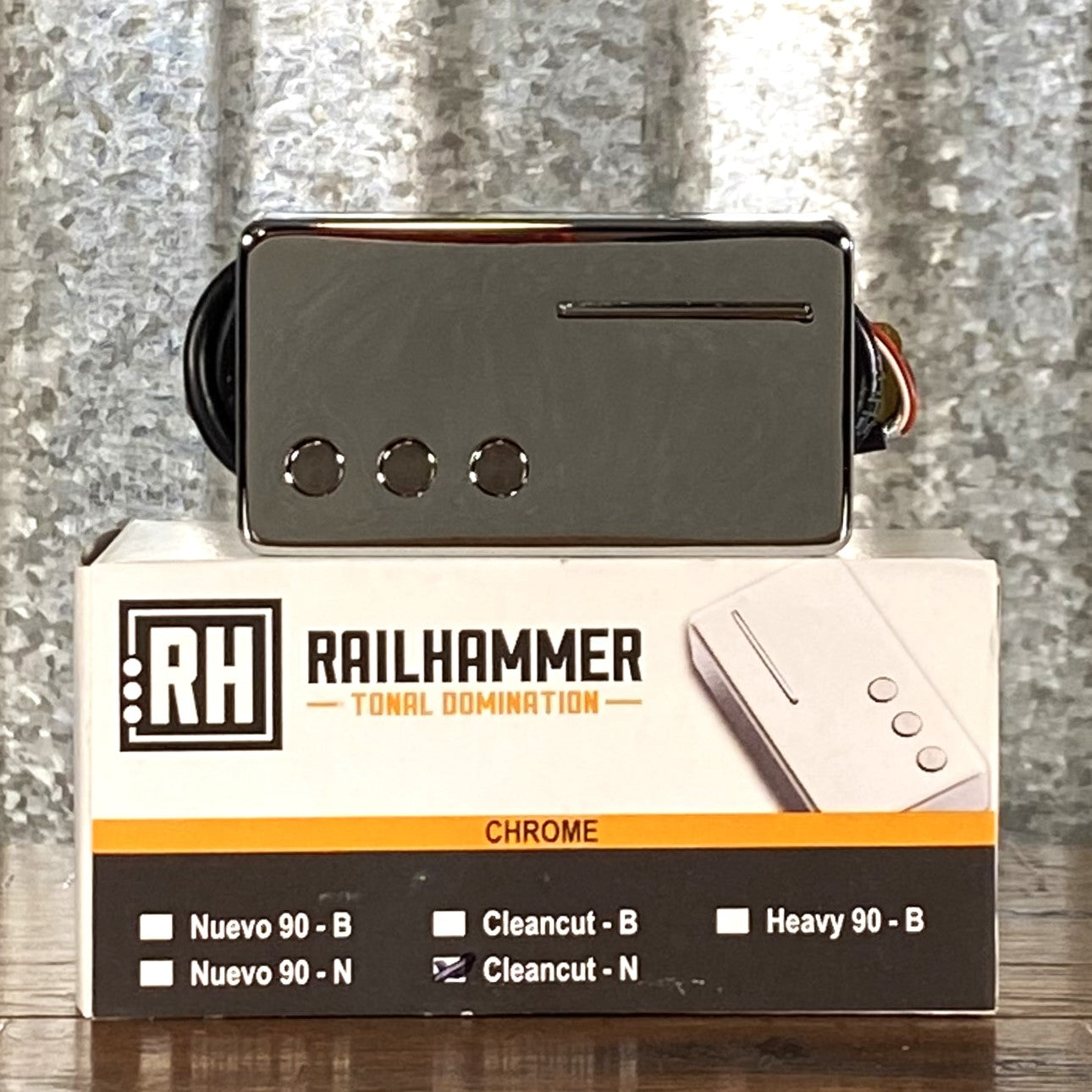 Railhammer Cleancut Neck Chrome Humcutter Guitar Pickup