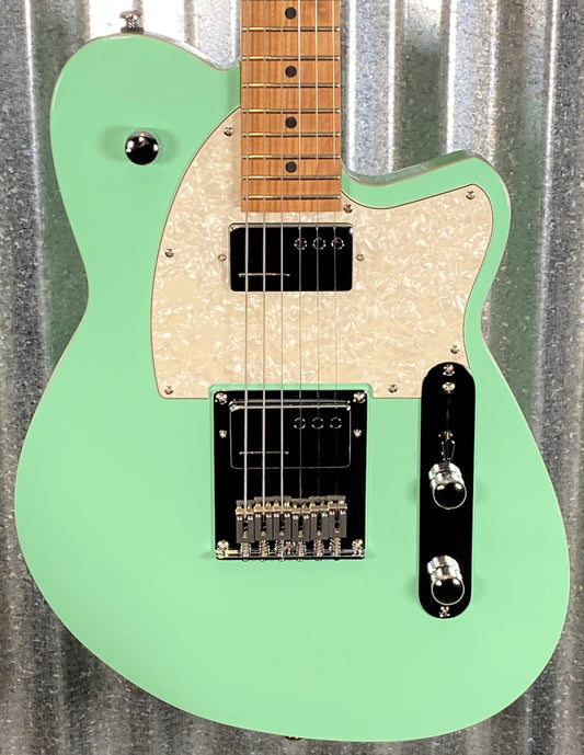 Reverend Crosscut Oceanside Green Guitar & Bag #9839