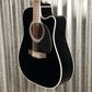 Takamine EF381SC Cutaway 12 String Acoustic Electric Guitar Black & Case Japan #0260