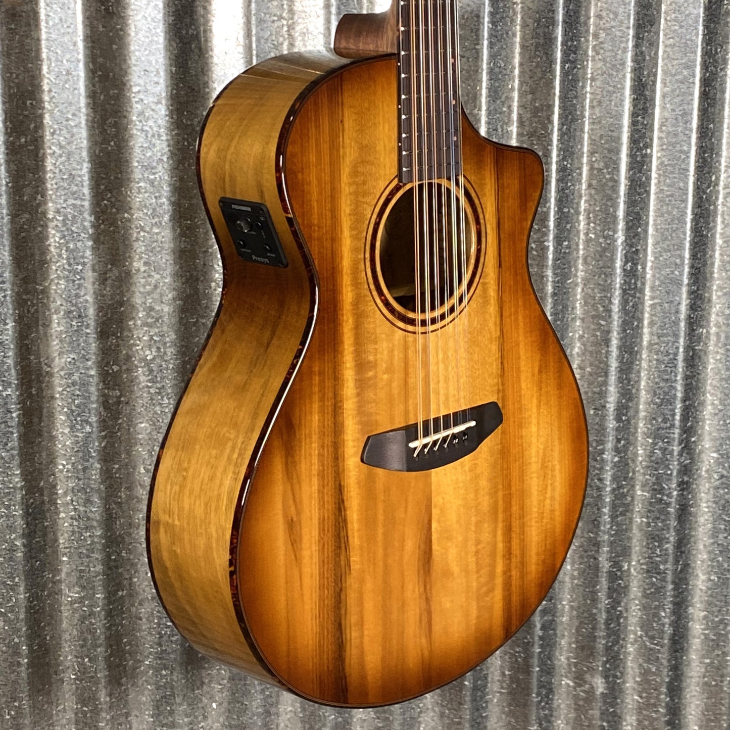 Breedlove Pursuit Exotic S Concert Amber 12 String CE Myrtlewood Acoustic Electric Guitar PSCN49XCEMYMY #5102