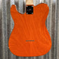 G&L USA Fullerton Deluxe ASAT Classic Bluesboy Clear Orange Guitar & Bag #8195